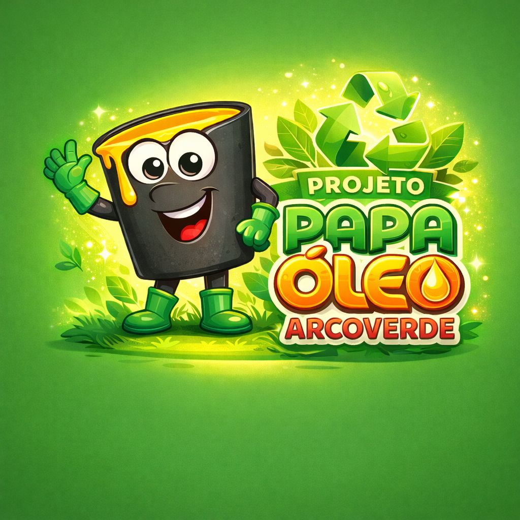Mascote Papa Óleo - Projeto de Sustentabilidade Arcoverde